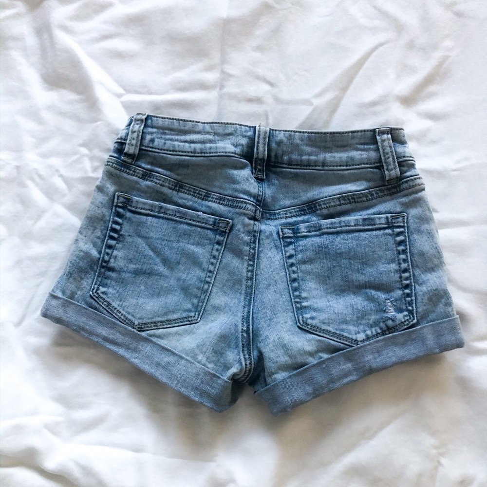 High Rise Jean Shorts - Picture 3 of 3